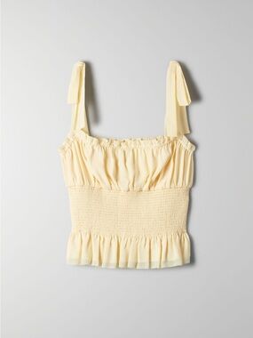 Aritzia Wilfred Ballad Camisole - Butter Yellow sz S